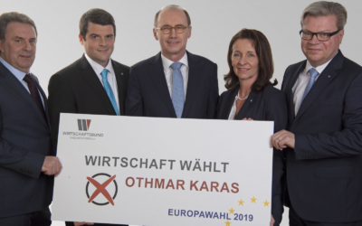 EU-Wahl: Wirtschaftsbund NÖ unterstützt ÖVP-Spitzenkandidat Othmar Karas