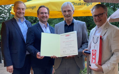 Johannes Bartosch erhält Silberne Ehrenmedaille der Wirtschaftskammer NÖ