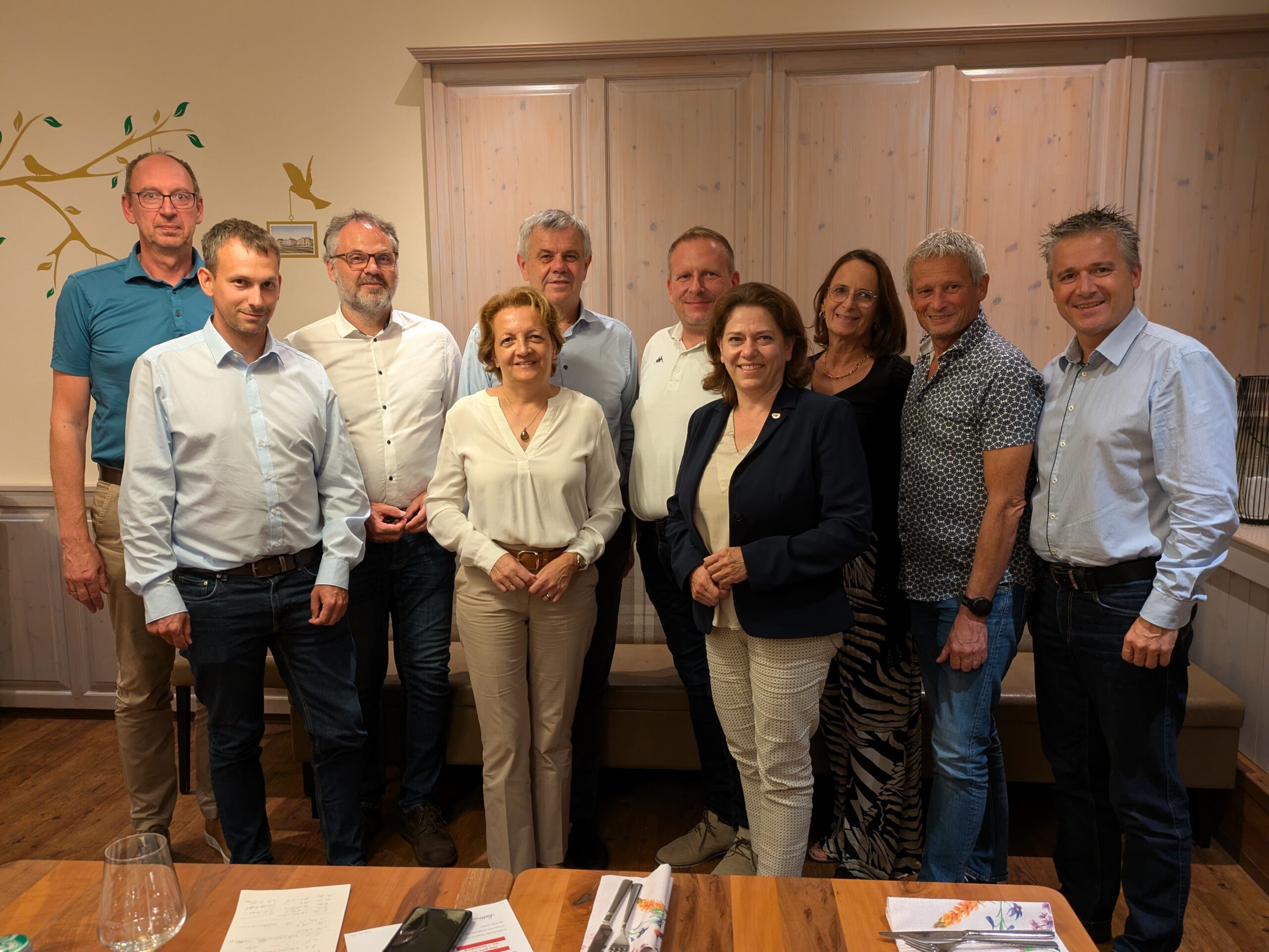 Das Team des Wirtschaftsbundes Gmünd im traditionellen Gespräch in Gmünd.