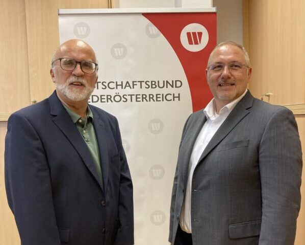 Am Bild der neue Obmann und sein Stellvertreter.