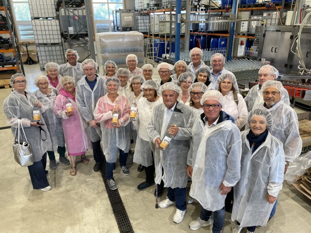 Ab Bild die Teilnehmer beim Ausflug.