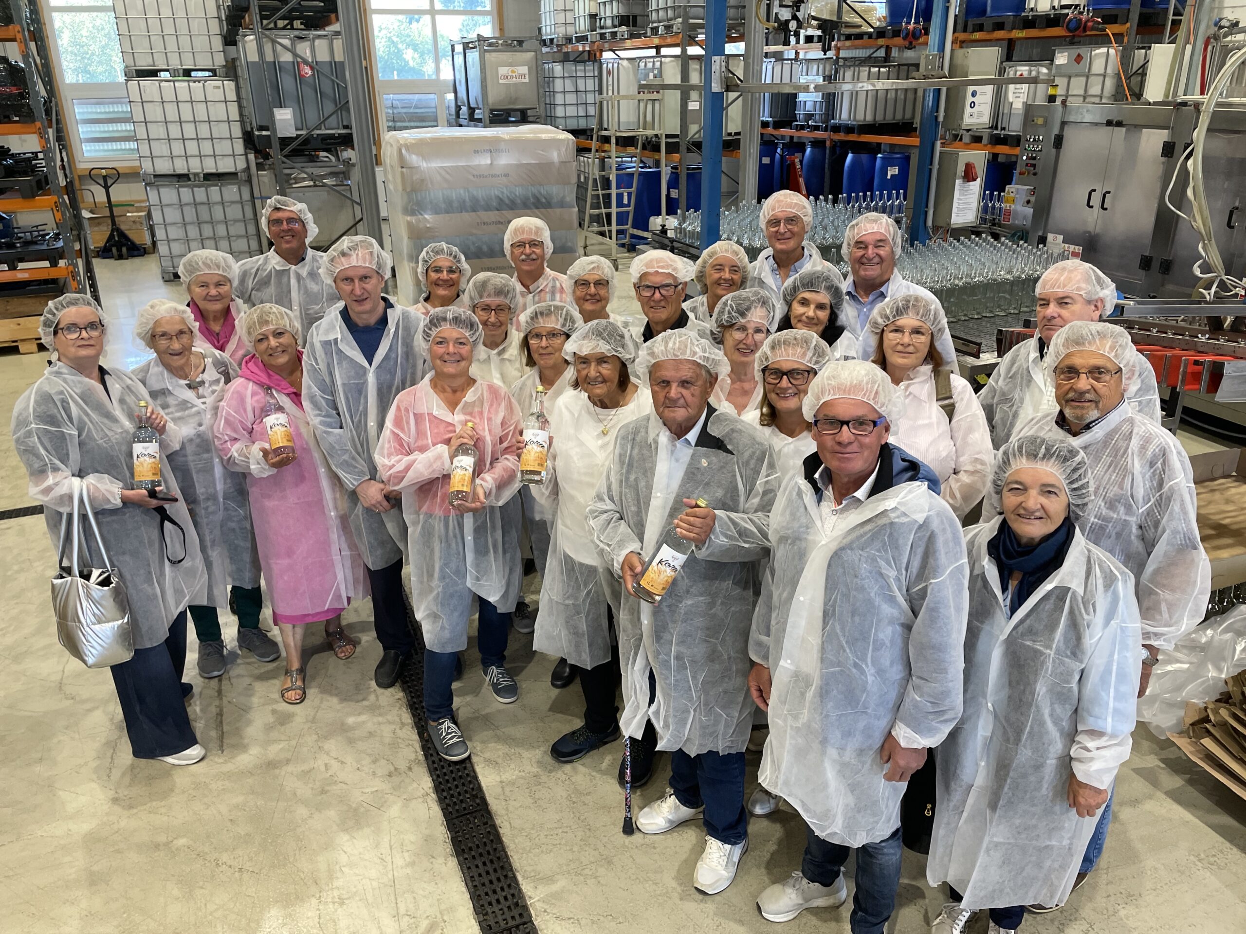 Ab Bild die Teilnehmer beim Ausflug.